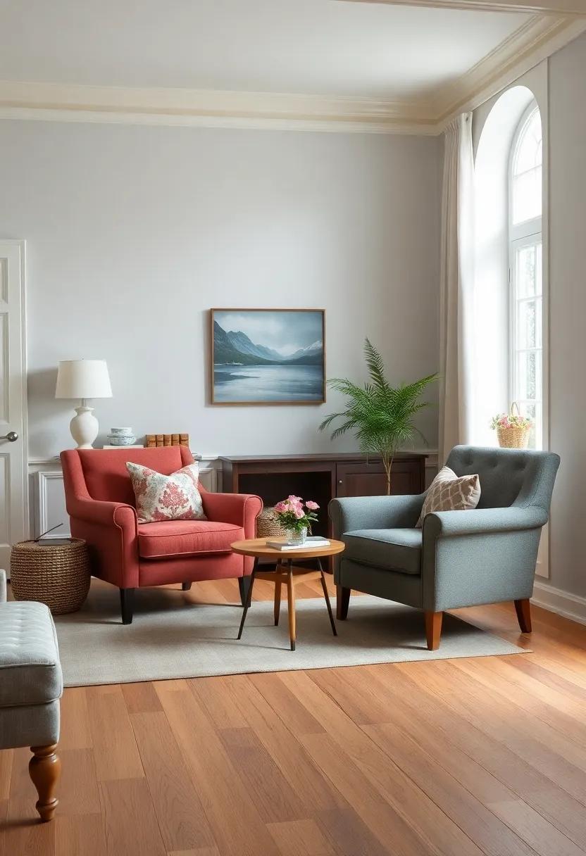 The Beauty of Pairing: Combining Different Armchair Styles for Visual Interest
