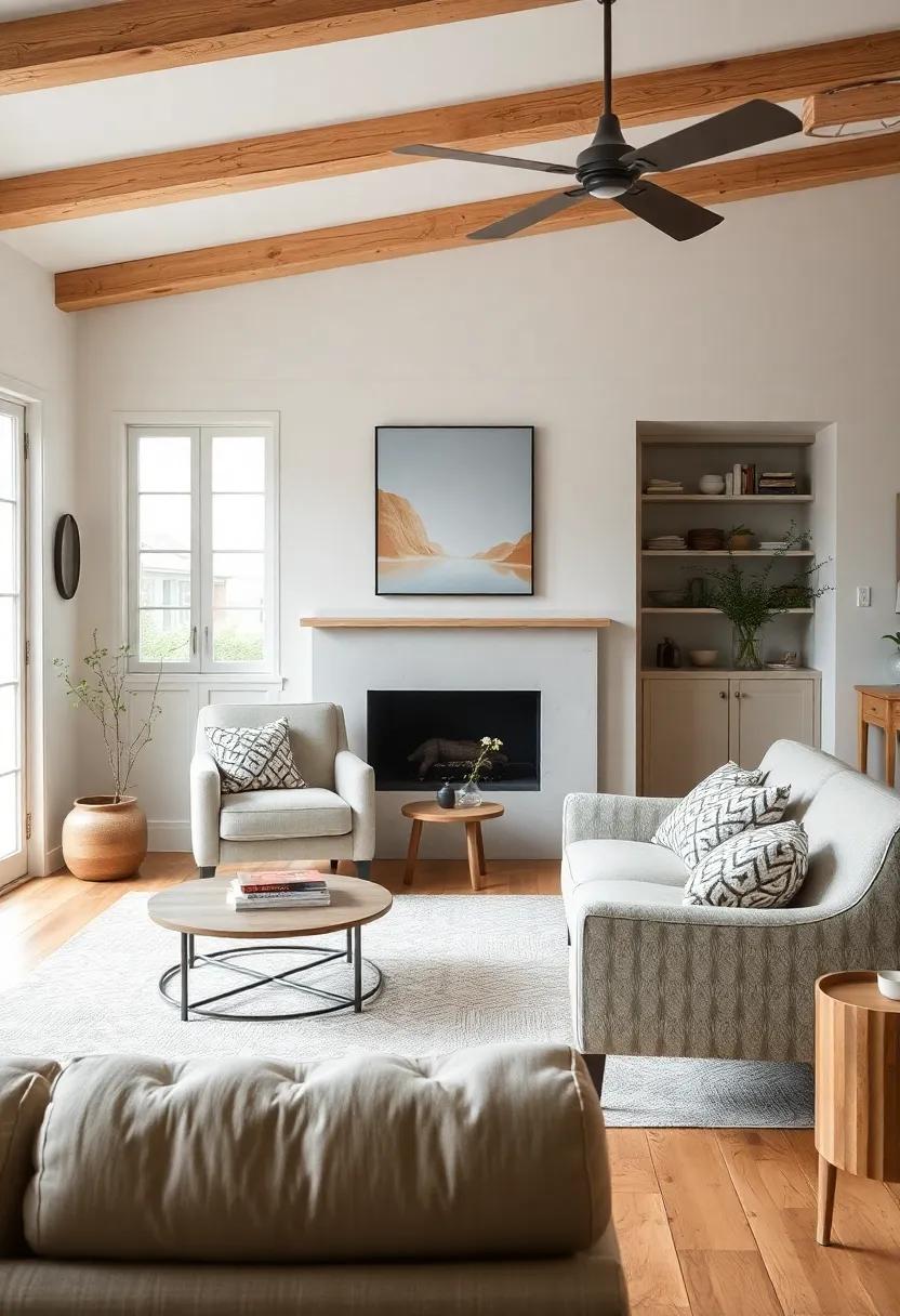 Focal Points and Function: highlighting Armchair Placement in Design