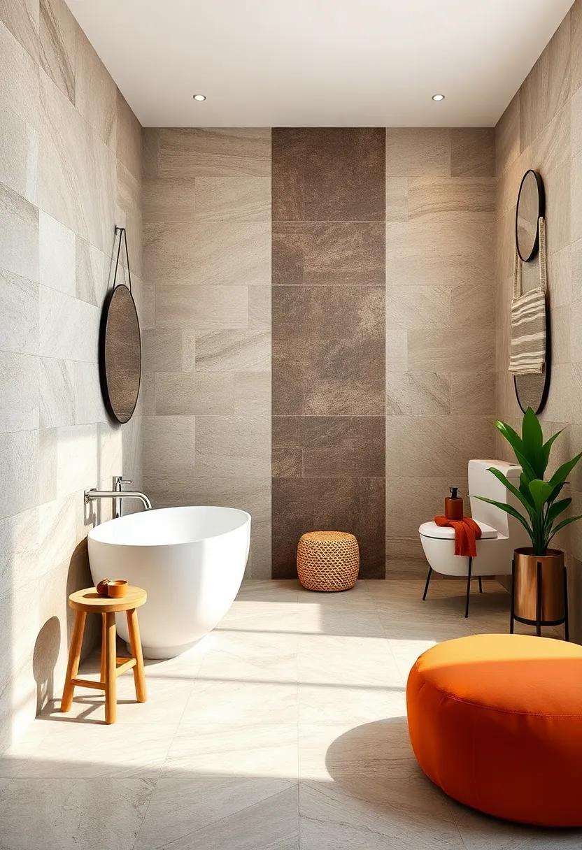 Earthy ⁤Tones: ⁤Opt for earthy-toned tiles that ⁣promote⁣ a connection ⁢to nature, ‌ideal for creating a calming retreat