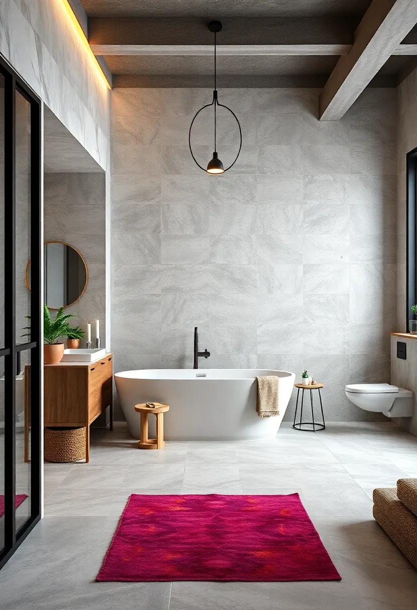 Industrial Chic:⁢ Complement an urban aesthetic with concrete-look tiles that‌ blend grit and elegance