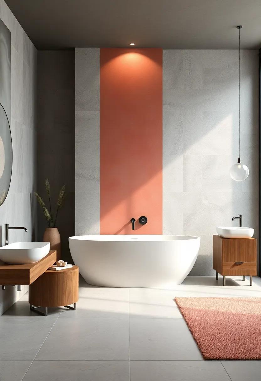 Two-tone ‌Contrast: ⁢Create a striking visual ⁢impact by pairing two complementary colors of⁤ tiles, ⁤perfect ‍for creating a focal point