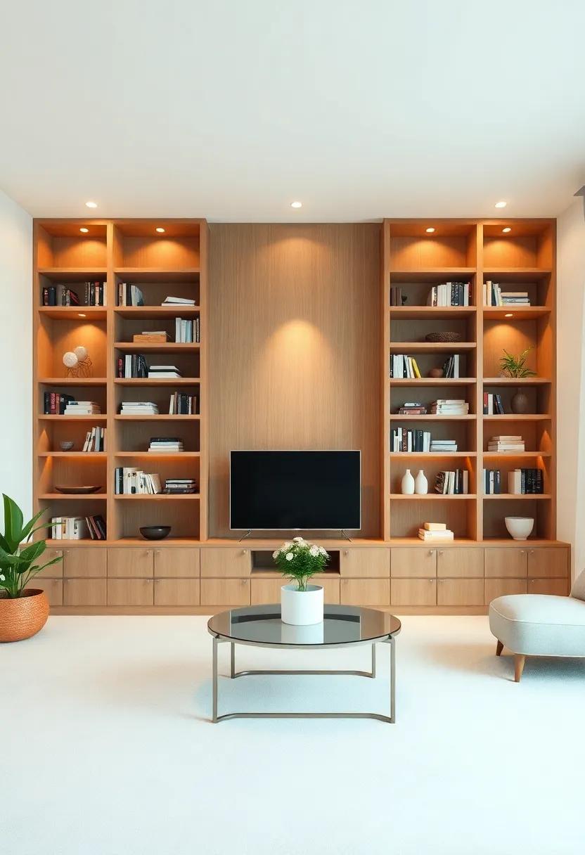 Stunning Designs That Elevate Your Living Space with Custom Built-In Bookshelves