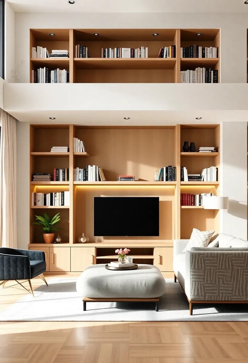 Creating a Seamless flow Between Your Living Room and Shelving