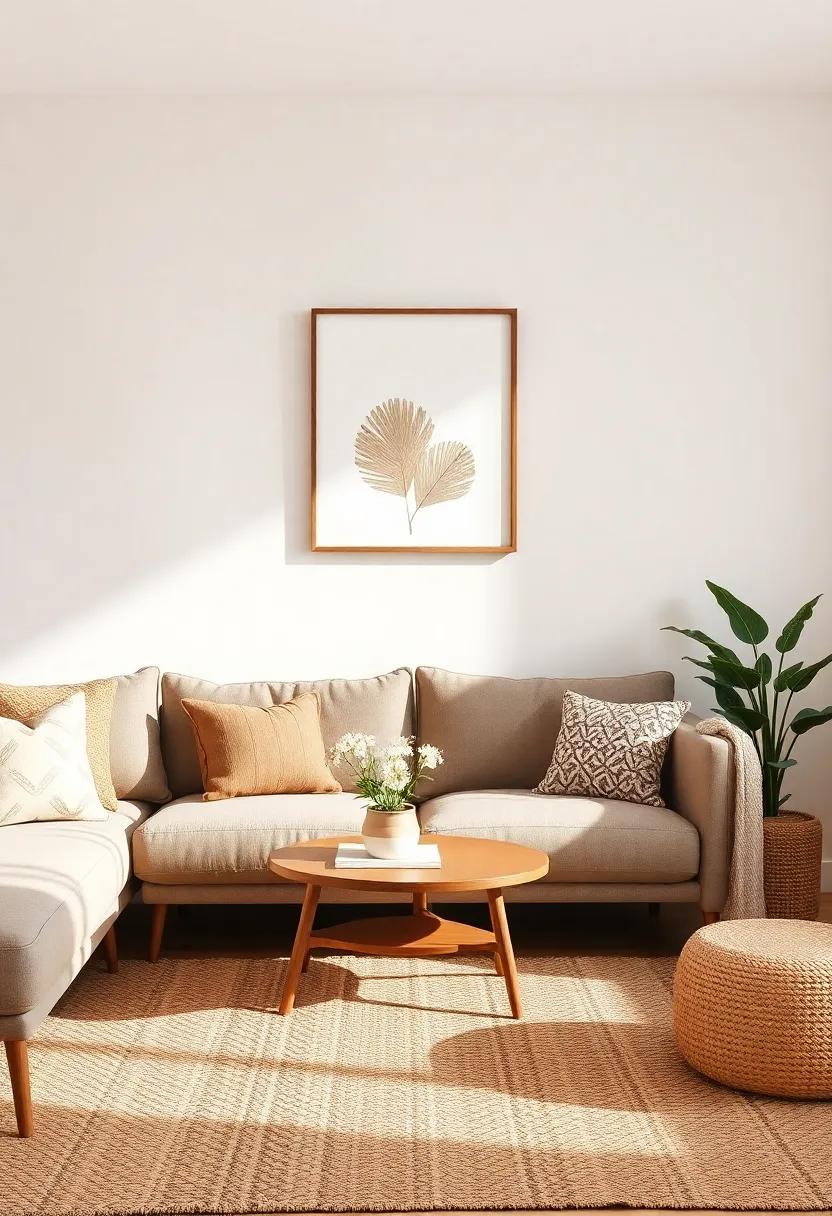 create a Focal ⁢Point: Arrange woven ‌elements‍ around a central piece,‌ like a‌ fireplace, to draw the eye and create a cozy ⁤atmosphere