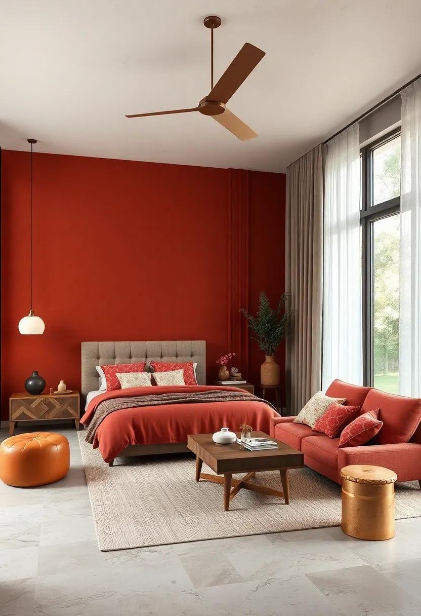 Cedar Red: A rich, earthy red that adds warmth and depth, echoing the beauty of natural wood while fostering a sense of nostalgia