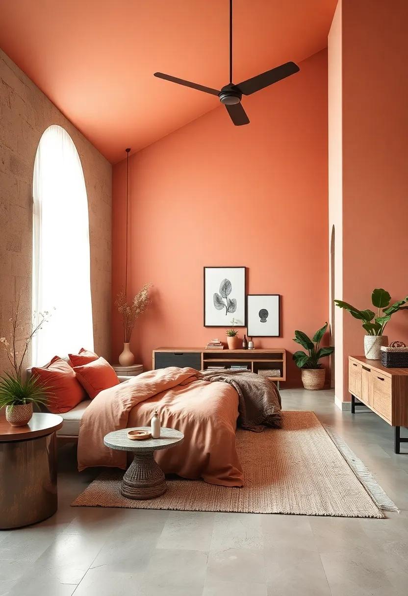 Peachy Coral: A gentle and understated coral that adds a warm glow,creating an uplifting and inviting space