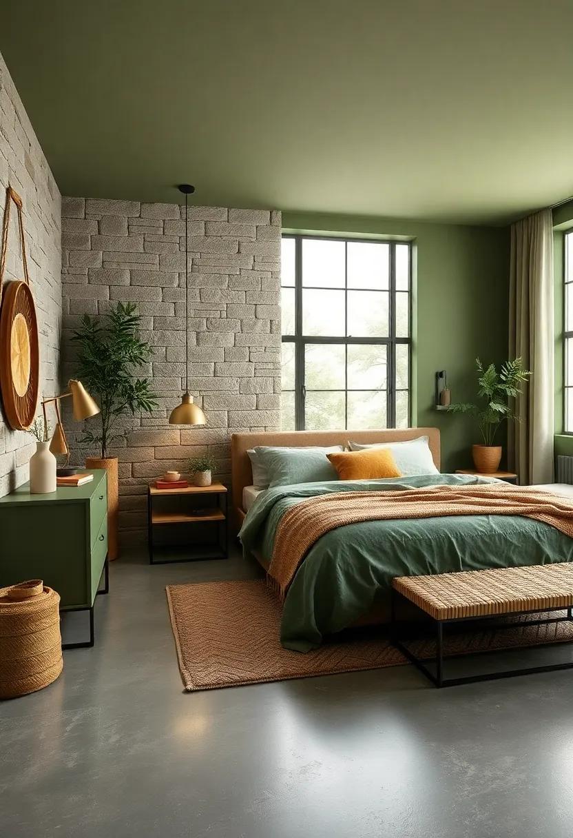 Rustic Olive: Channel the essence of the countryside with this earthy green, creating a connection to the outdoors