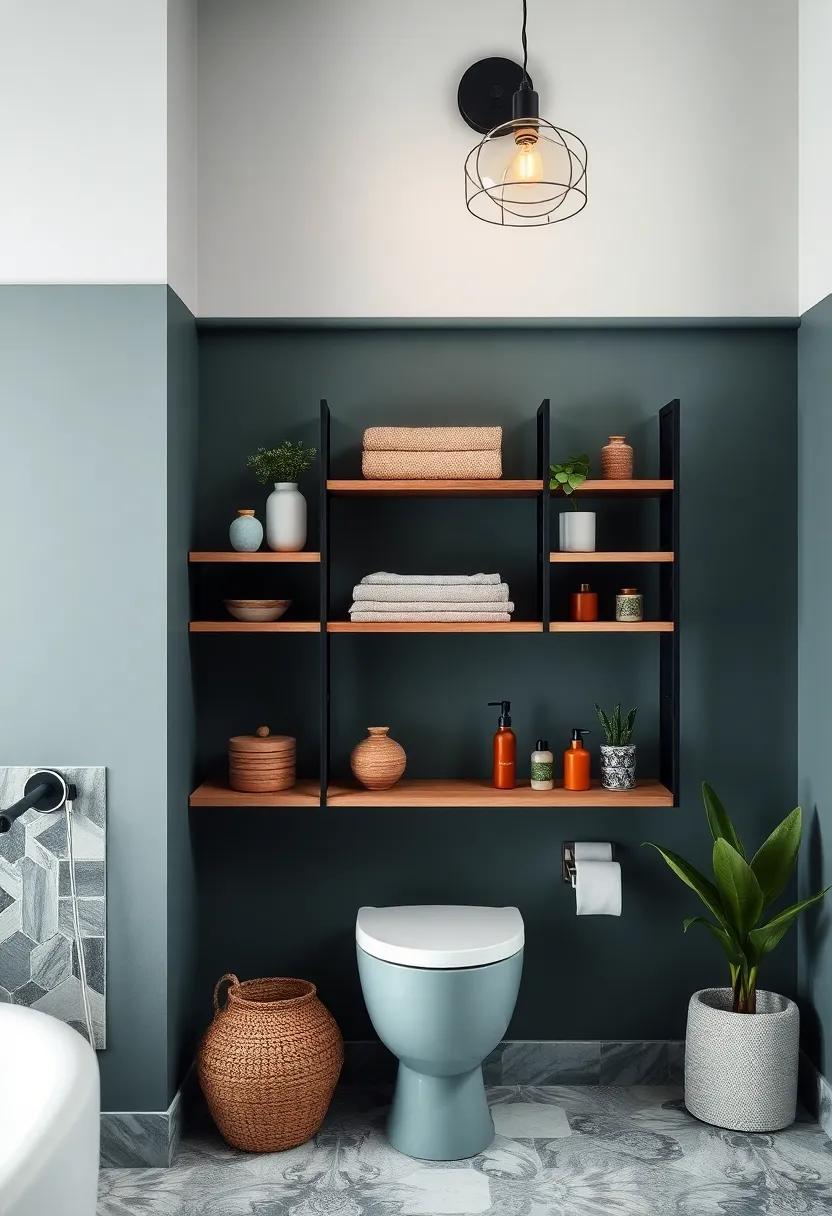 Open ​Shelving Magic: ⁣Styling with⁣ a Mix of Textures and Colors for aesthetic Appeal
