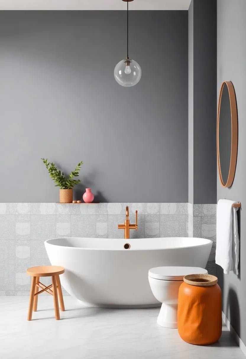 Bright and Bold: Infusing‌ Colorful Accents into a‌ Minimalist Bathroom⁤ Design