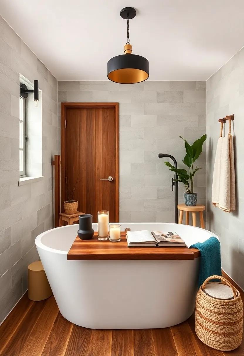 Wooden Bathtub ⁣Tray:‍ Consider‍ a custom ⁢wood ⁤bathtub ​tray to hold your favorite candles and books as you unwind in a ⁣warm bath