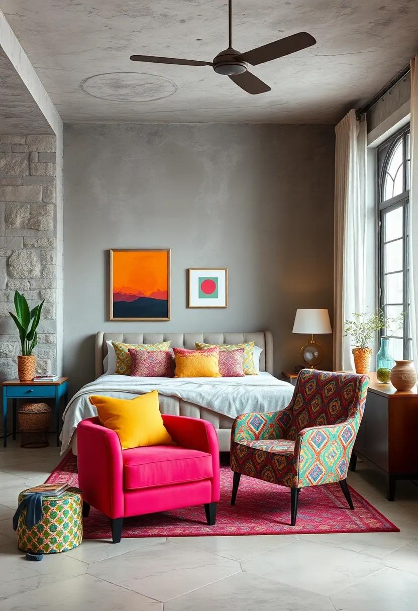 Use Bright Upholstery on Chairs: Reupholster an old chair in a dynamic⁣ fabric,​ introducing a point of⁤ interest and comfort to your space