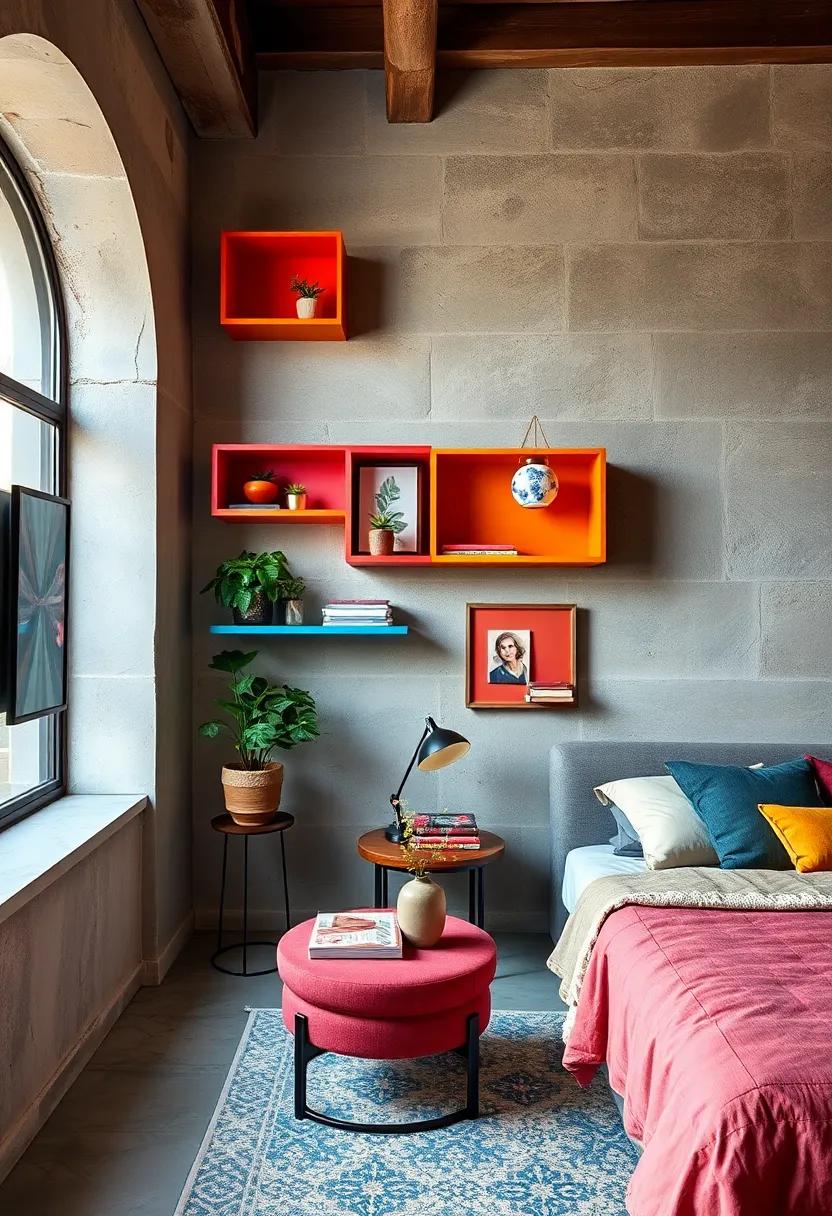 Experiment with Wallpaper: Select a bold and‌ colorful wallpaper print ‍to accent a portion‍ of the ​room, creating an unexpected⁣ burst of character