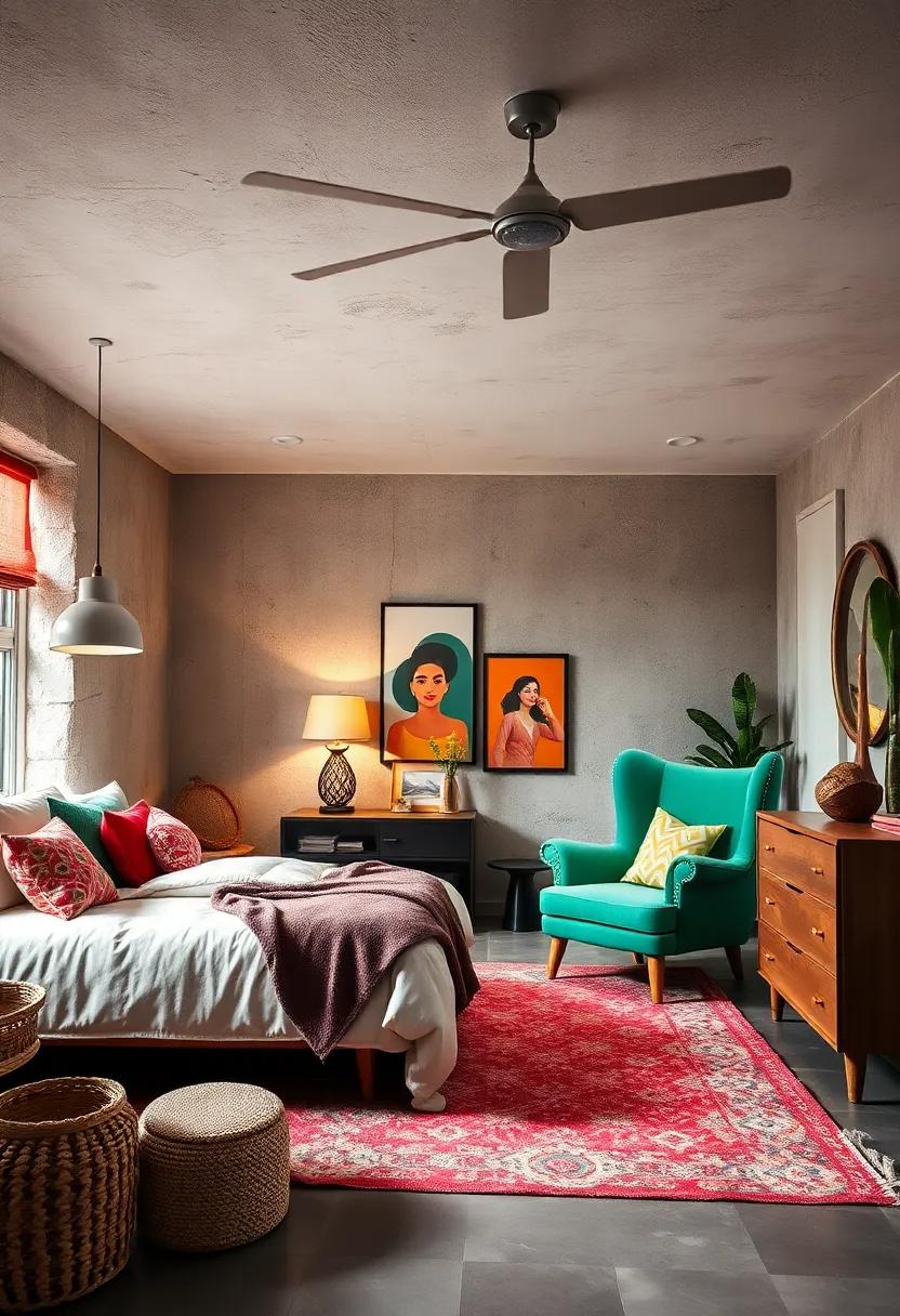 Incorporate⁤ Retro Elements: Infuse vintage items like a ⁤funky lamp or​ a brightly ‌colored armchair to ‌evoke nostalgic feelings ⁣and eclectic⁢ charm