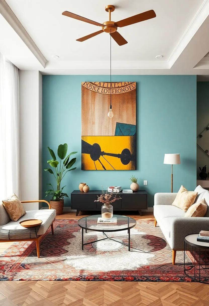 Mixing Patterns⁣ and Textures for⁢ a Harmonious Living Room ‍Design