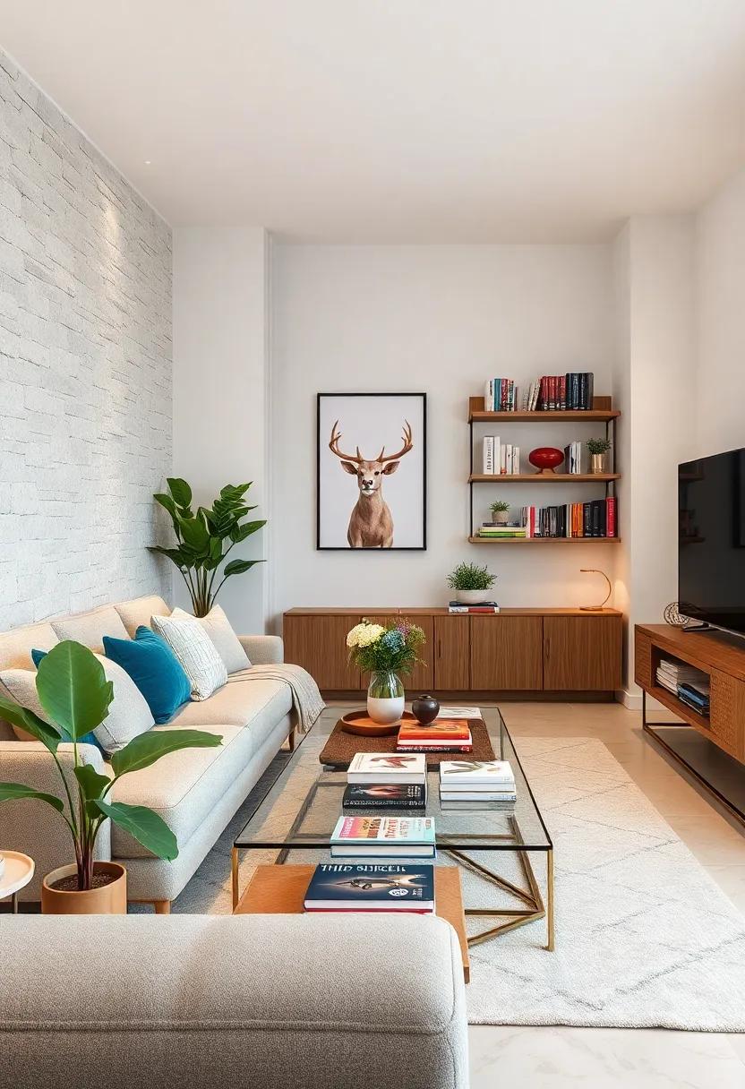 Stylish Rugs: Choose a beautiful area rug that complements your color scheme, grounding the space while adding warmth and elegance