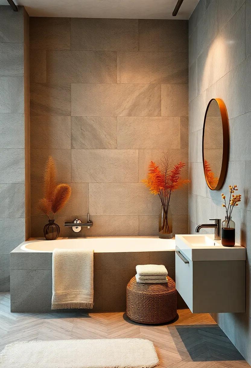 Essential Oil Diffuser: Use a diffuser with comforting autumn blends, like cinnamon or clove, to create a soothing and aromatic environment