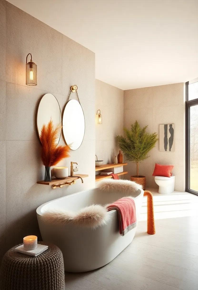 Faux Fur Accents: incorporate faux fur decor, such as a throw blanket or pillows, which add a luxurious touch while maintaining a cozy feel