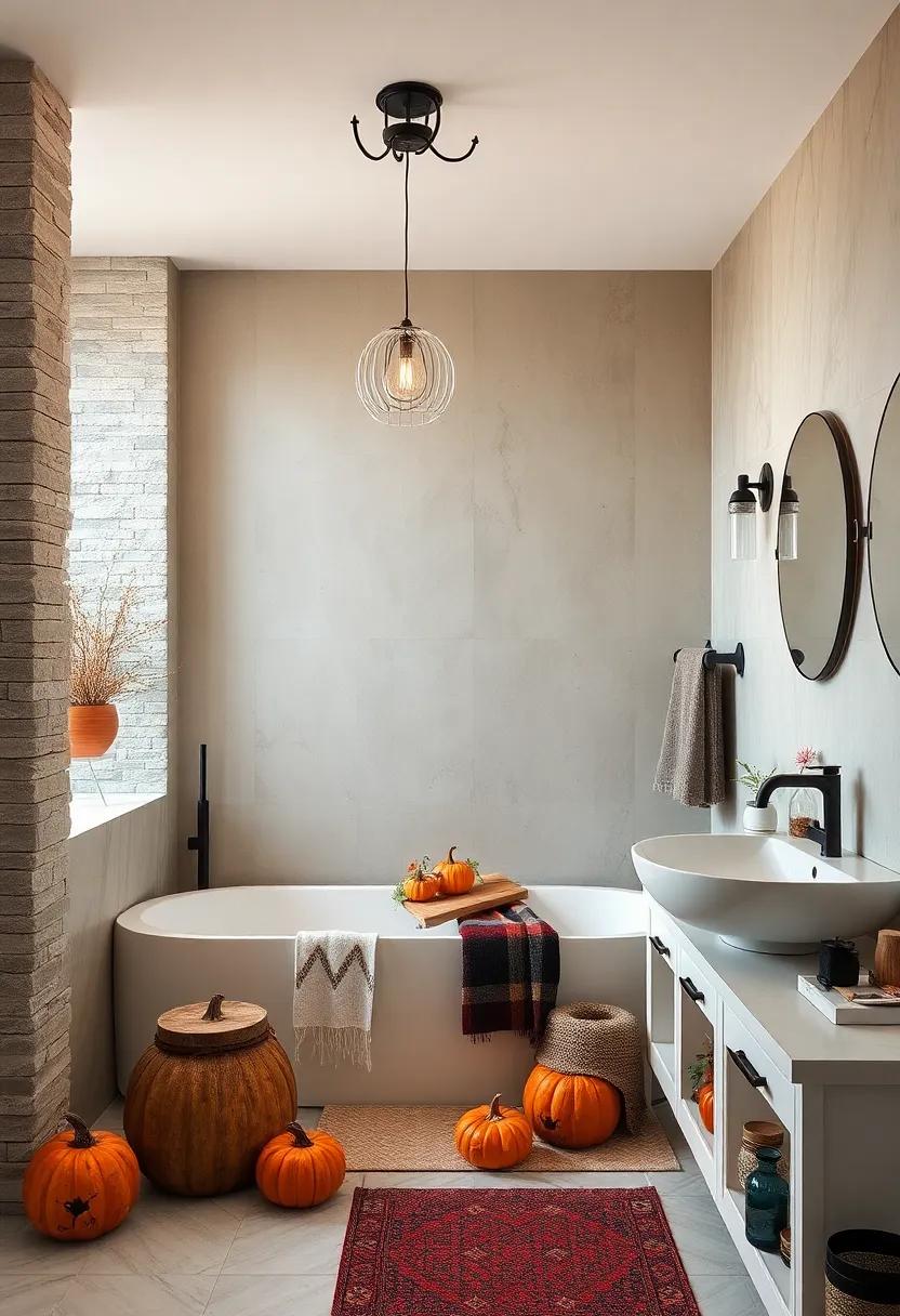 Halloween Decor: Subtly integrate Halloween decorations with cute ghost or spider motifs that keep the mood festive yet tasteful