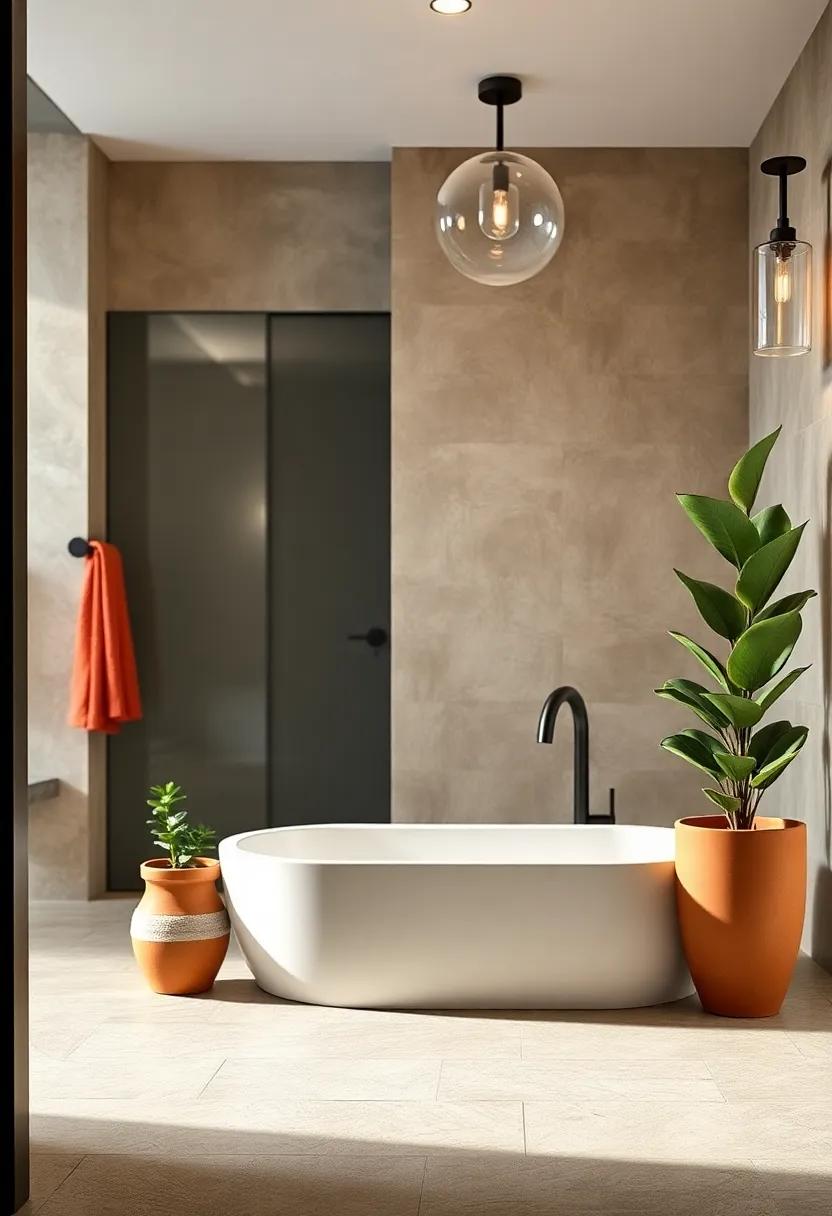 Terra Cotta Planters: Bring a touch of greenery with small plants in terra cotta pots, which enhance the earthy, fall aesthetic while purifying the air