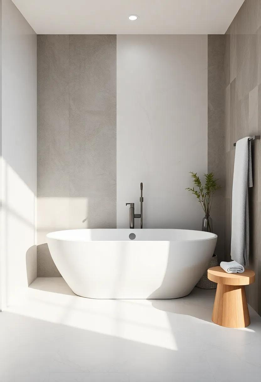 Mixing Materials: The Art⁤ of ‍Combining Textures Around Tubs