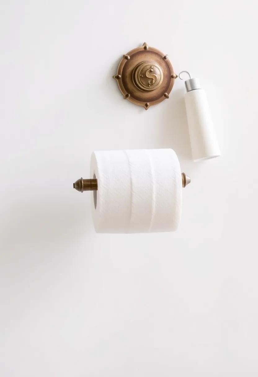 Classic ‍Toilet Paper‌ Holder: Look for‌ a distressed or wrought ⁢iron toilet ​paper‌ holder to add that rustic ​touch, making⁢ everyday⁣ essentials feel charming