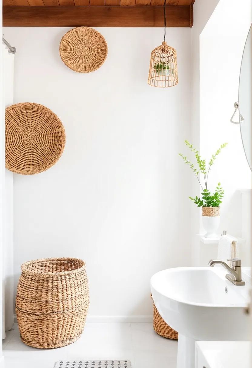 Handwoven Baskets: Incorporate ⁣handwoven baskets to store essentials ⁣or as⁣ decorative elements, adding warmth and texture ⁣to your⁢ space