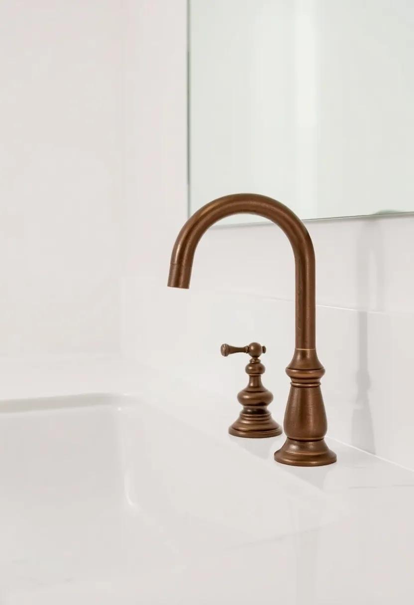 Oil-Rubbed Bronze Faucet: Embrace the timeless appeal of oil-rubbed ⁤bronze fixtures for sinks and tubs, adding warmth and character ‍to your farmhouse ⁤style