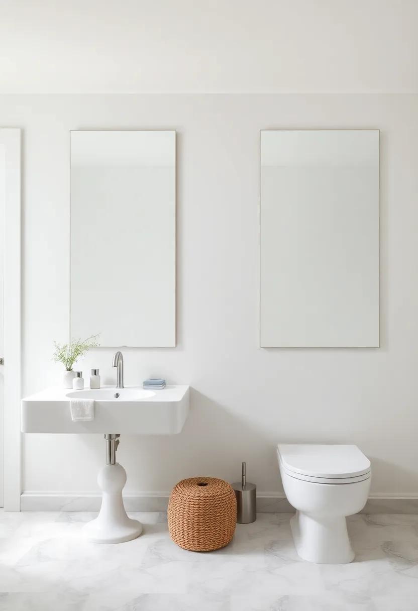 Open ​Space Philosophy: Designing Your Bathroom⁣ for ⁢Airy Movement with Mirrors