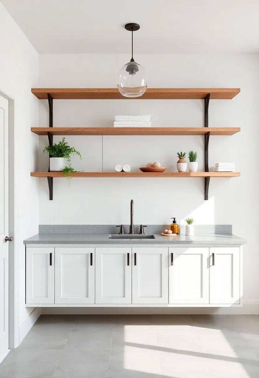The Enchantment of Open Shelving in Farmhouse Designs