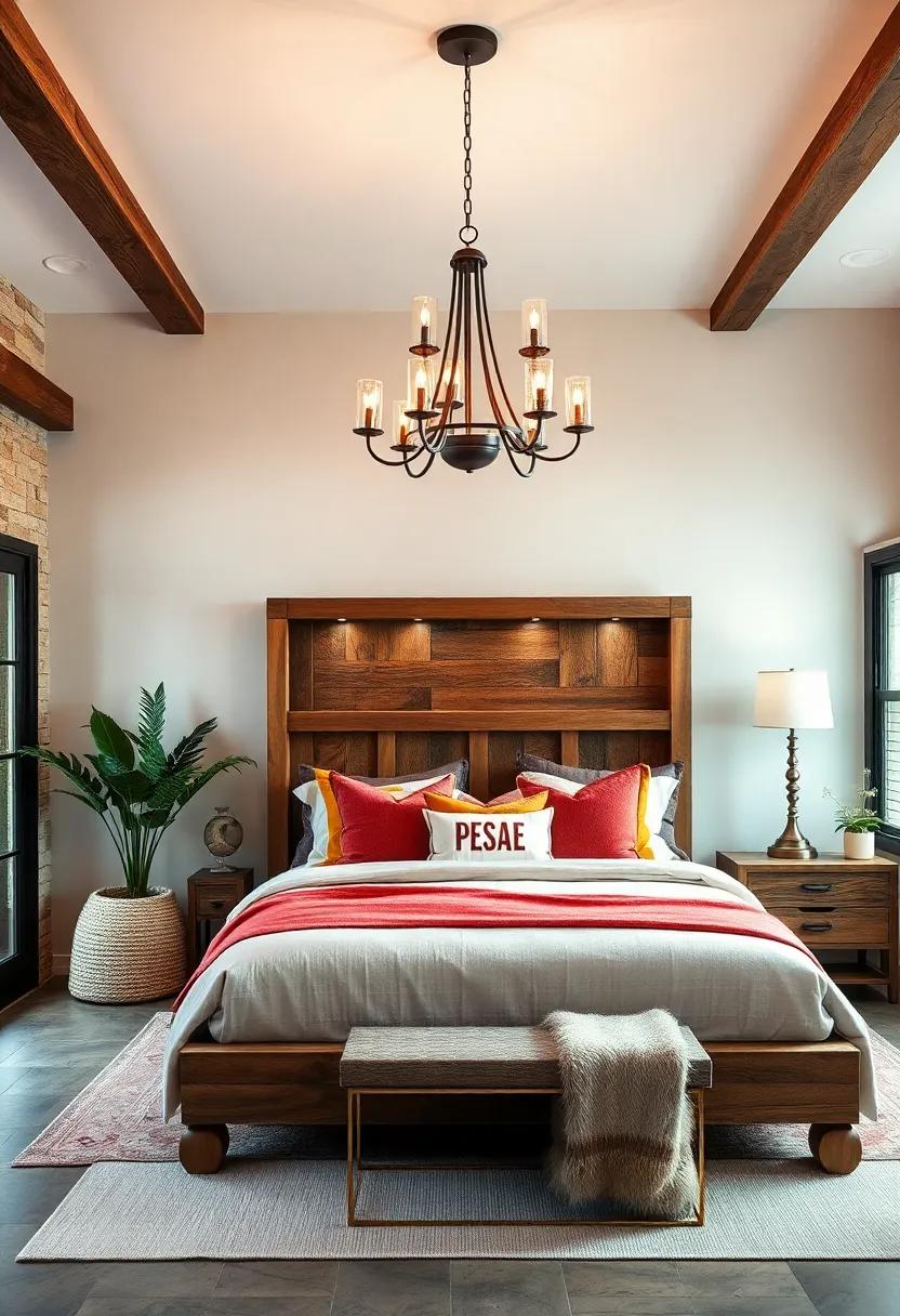 Integrating Colors: Discover how colorful chandeliers can ‍act as a playful contrast​ to muted tones in your farmhouse decor