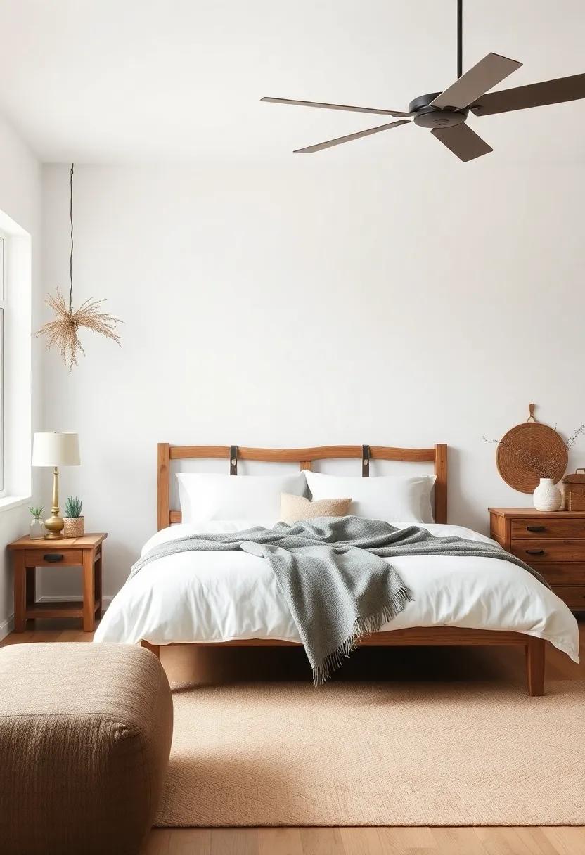 Natural Textures That Elevate Your Farmhouse Bedroom⁣ Aesthetic
