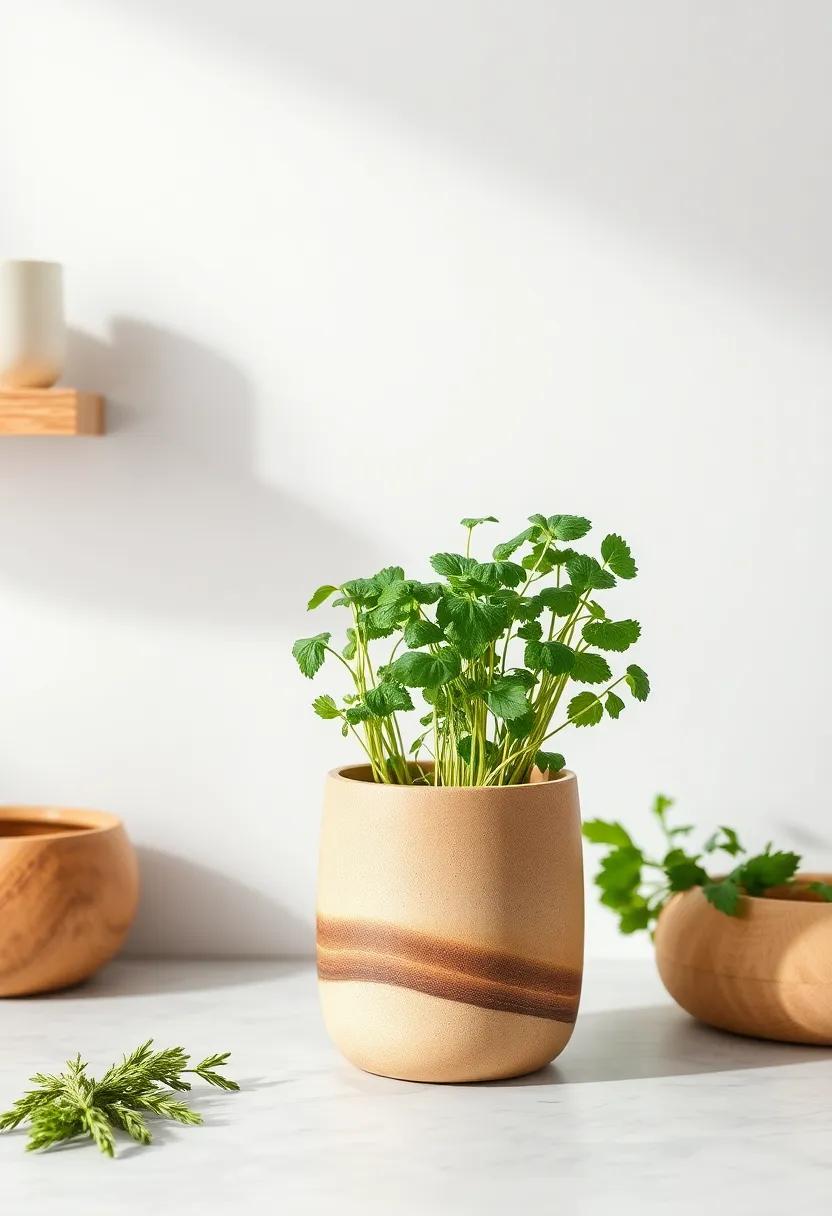 Artful Herb Planters to Grow Fresh Ingredients Right on Your counter