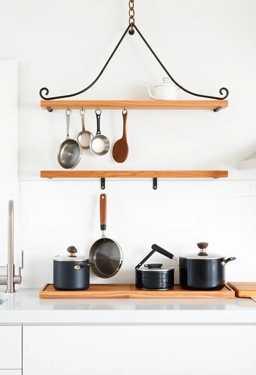Eye-Catching Pot Racks That Combine Function and Farmhouse ​Beauty