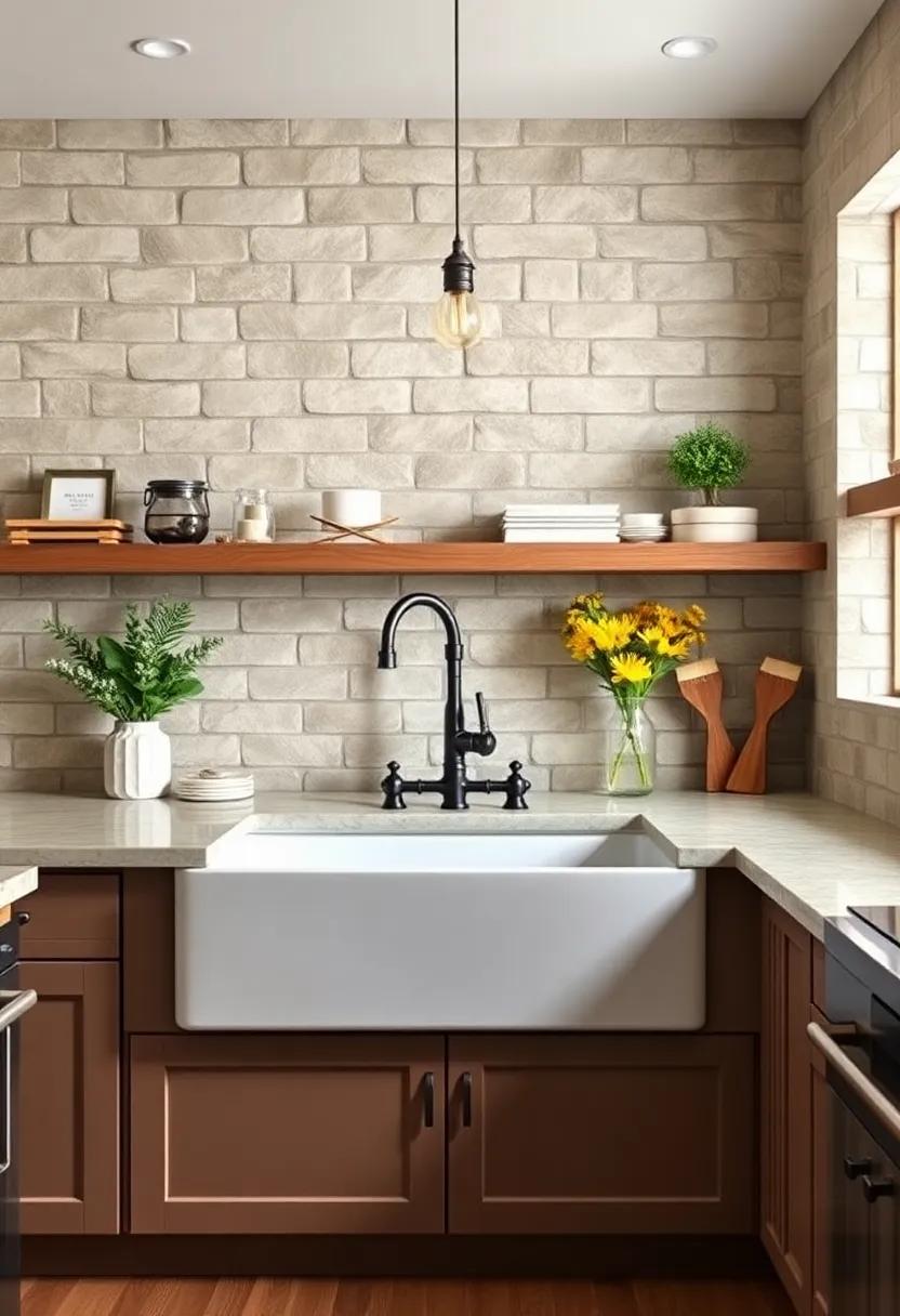 Farmhouse Sink⁢ with Iron Details: Choose a farmhouse sink ⁣with iron accents to combine functionality with the charm ⁤of vintage​ design
