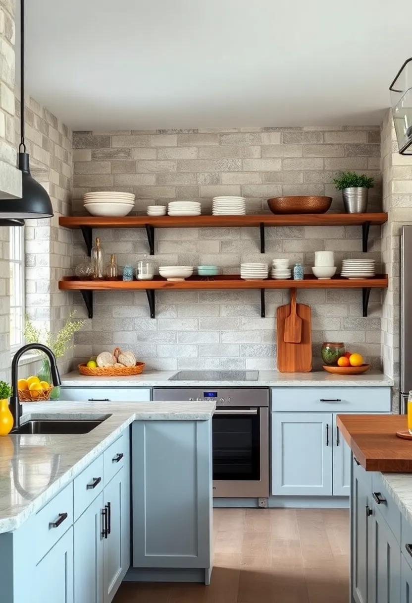Iron Shelving units: Install open iron shelving to showcase your ⁢dishware and add an industrial touch that harmonizes beautifully with farmhouse aesthetics
