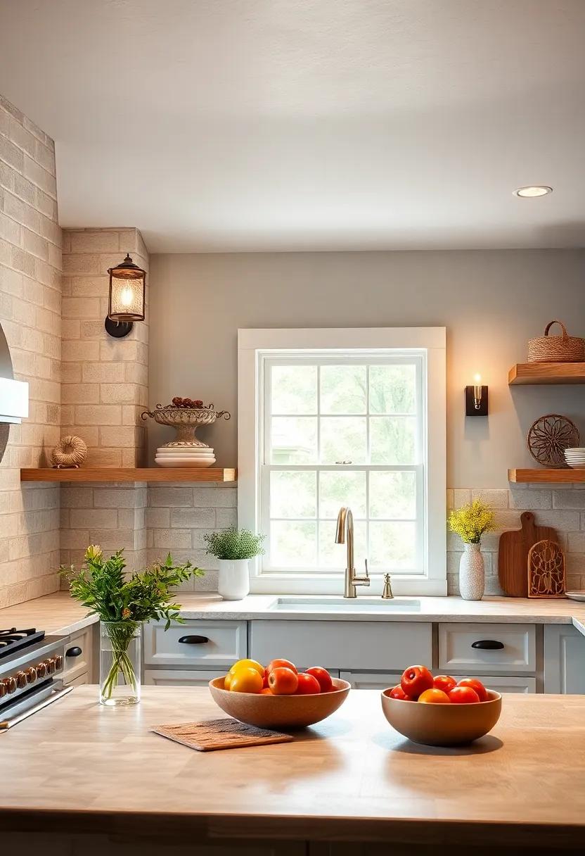 Farmhouse Wall Sconces: Use stylish wall sconces to frame mirrors or artwork,providing both functional and decorative light