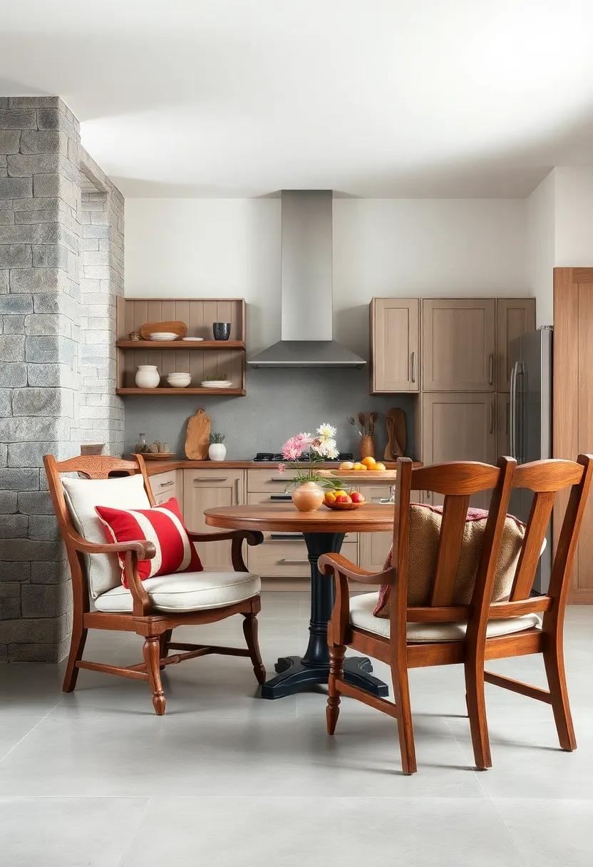 Antique Accent Chairs: Bring comfort and style with‌ mismatched wooden chairs that tell a story of⁤ their own