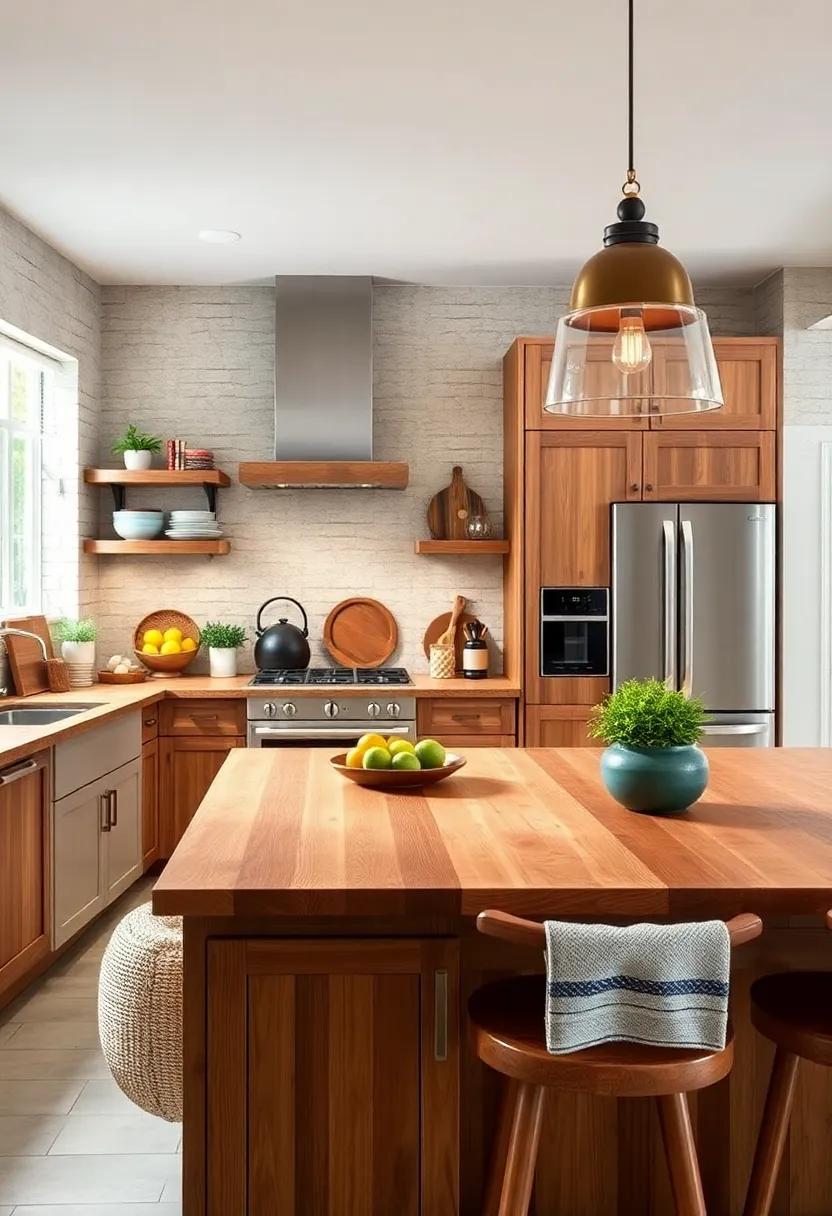 Butcher‌ Block Countertops: Durable⁤ and attractive, these surfaces are perfect ⁢for food ⁣prep⁤ and enhance a rustic aesthetic