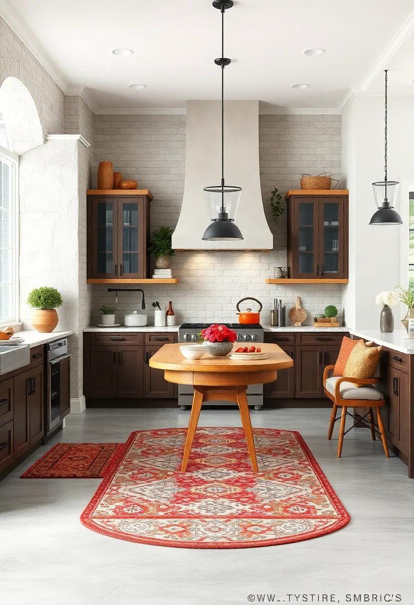 Farmhouse-inspired Rugs: Warm up⁢ your kitchen floor with durable, patterned ‌rugs that offer comfort and ‍style