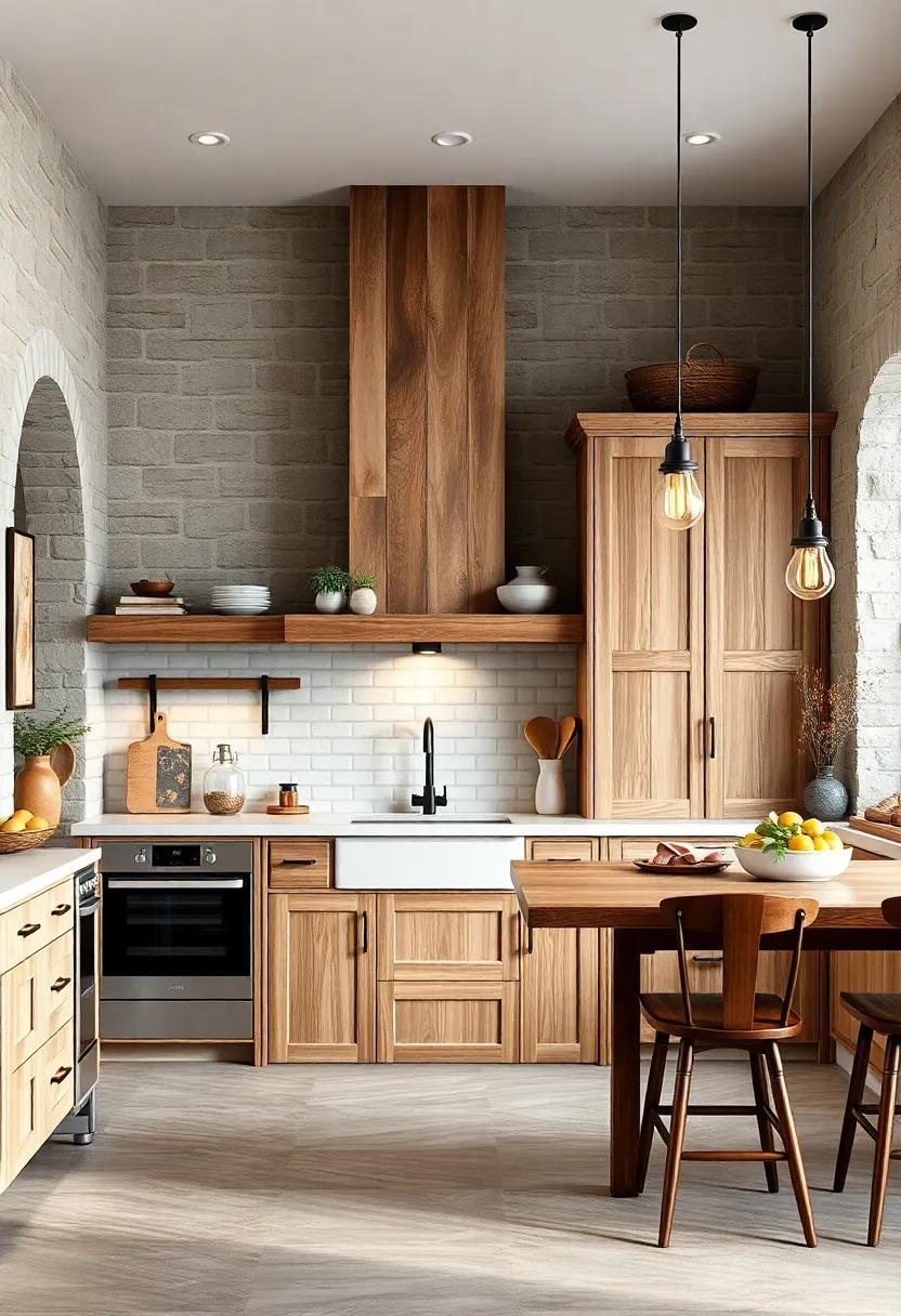 Farmhouse-style Lighting Fixtures:‍ Pendant lights with ⁢a worn finish that cast a warm glow over ⁣your culinary space