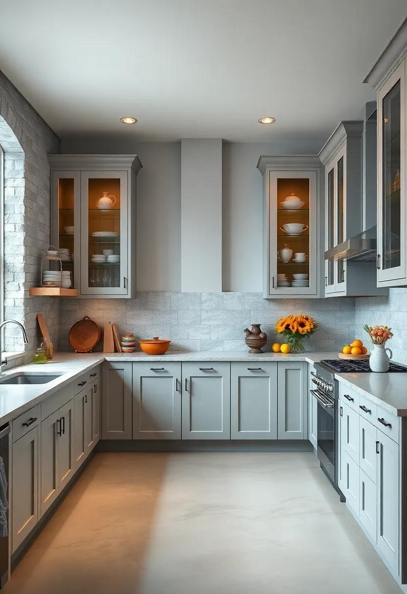 Glass-Front Cabinets: Show off favorite dishes‍ and vibrant glassware while keeping ⁢the closed storage aspect​ intact