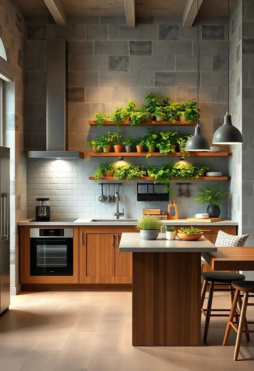 Herbal Wall Garden: Create a mini herb garden in your kitchen for fresh flavors right at ⁢your⁤ fingertips