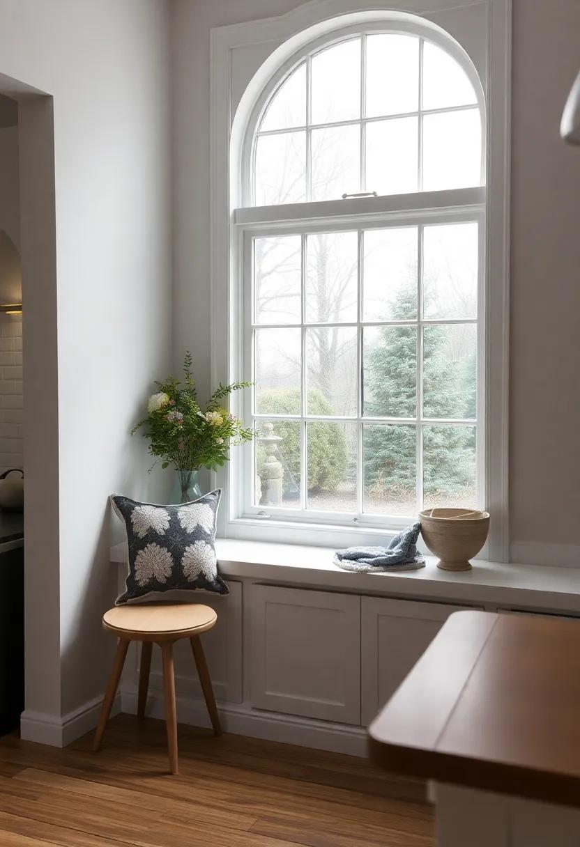 Intimate Nooks: Designing Cozy Seating areas by kitchen Windows