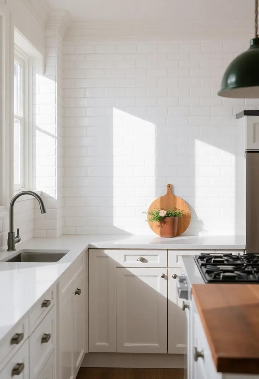 Classic ⁣Subway Tiles: ⁣Install classic white subway tiles for a ⁤timeless backsplash that provides​ a clean and inviting backdrop