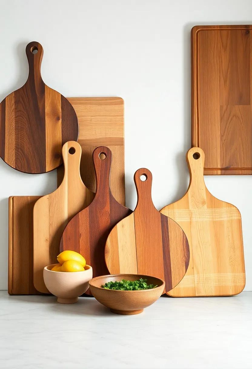 Vintage Cutting Boards: Display beautiful, aged wooden cutting boards as wall⁣ art or use them ⁤functionally for preparing meals