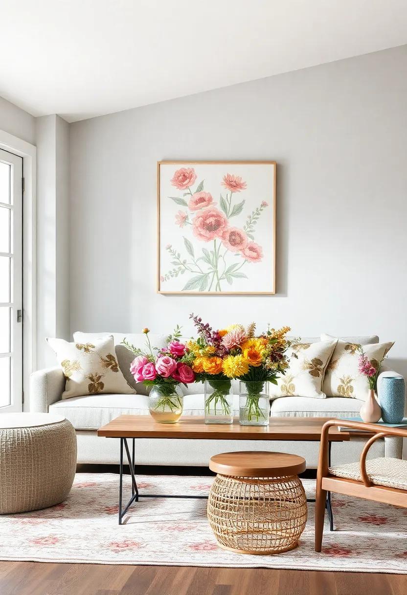 incorporating Seasonal Blooms for a Refreshing living Space