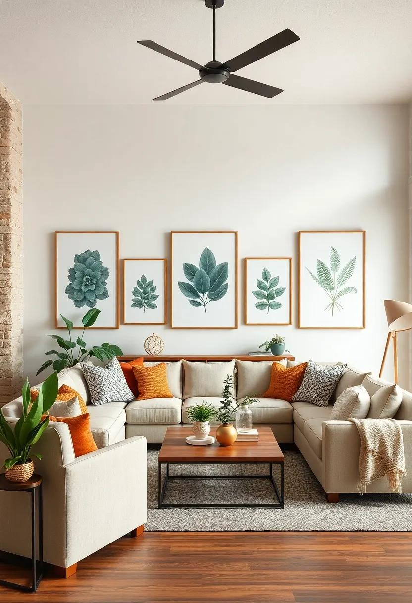 Subtle Textures: Incorporate prints that highlight different plant textures,such as succulent leaves or soft ferns,adding depth and interest to your living space