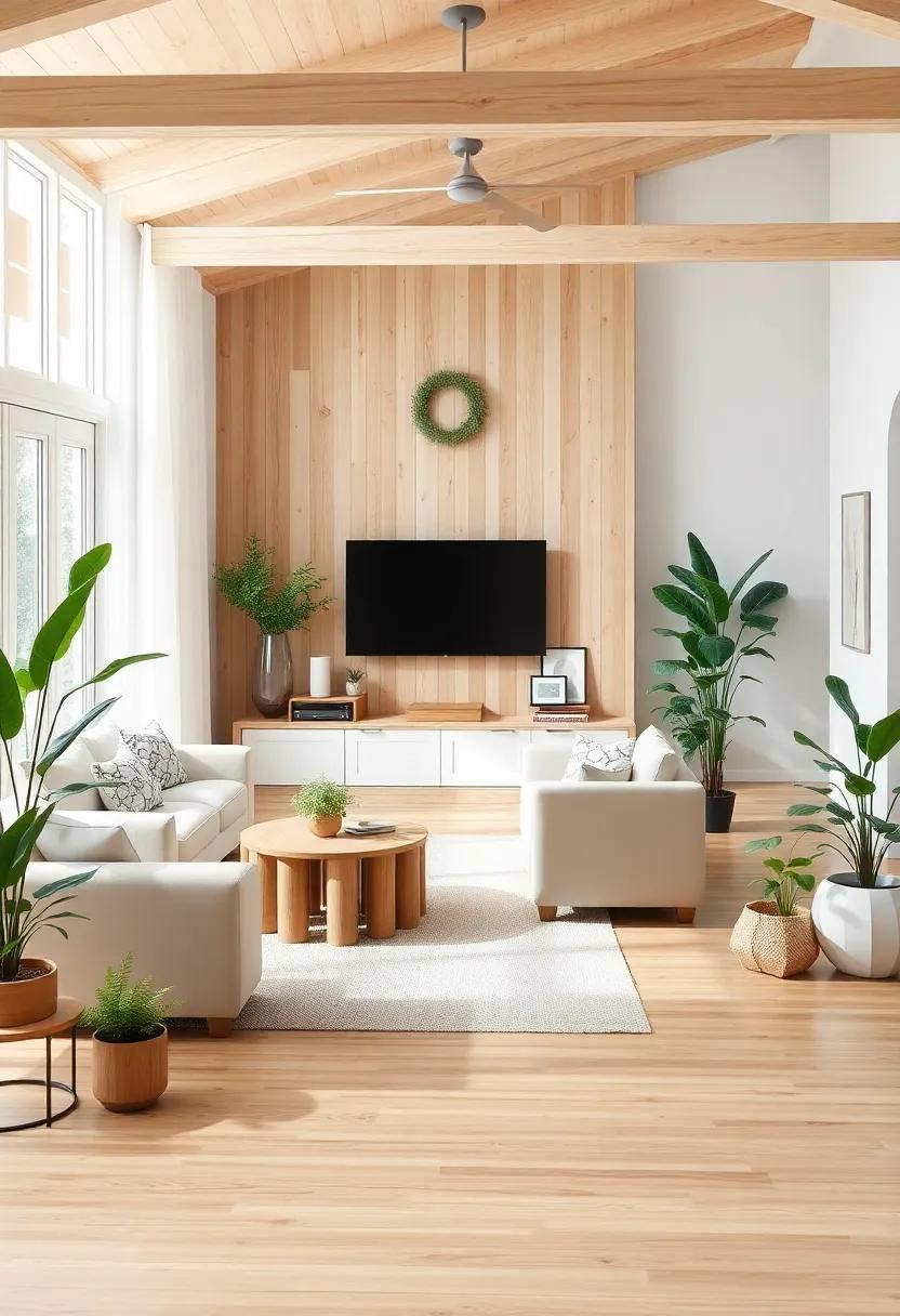 Incorporating greenery: How⁣ Plants Enhance Light Wooden Accents