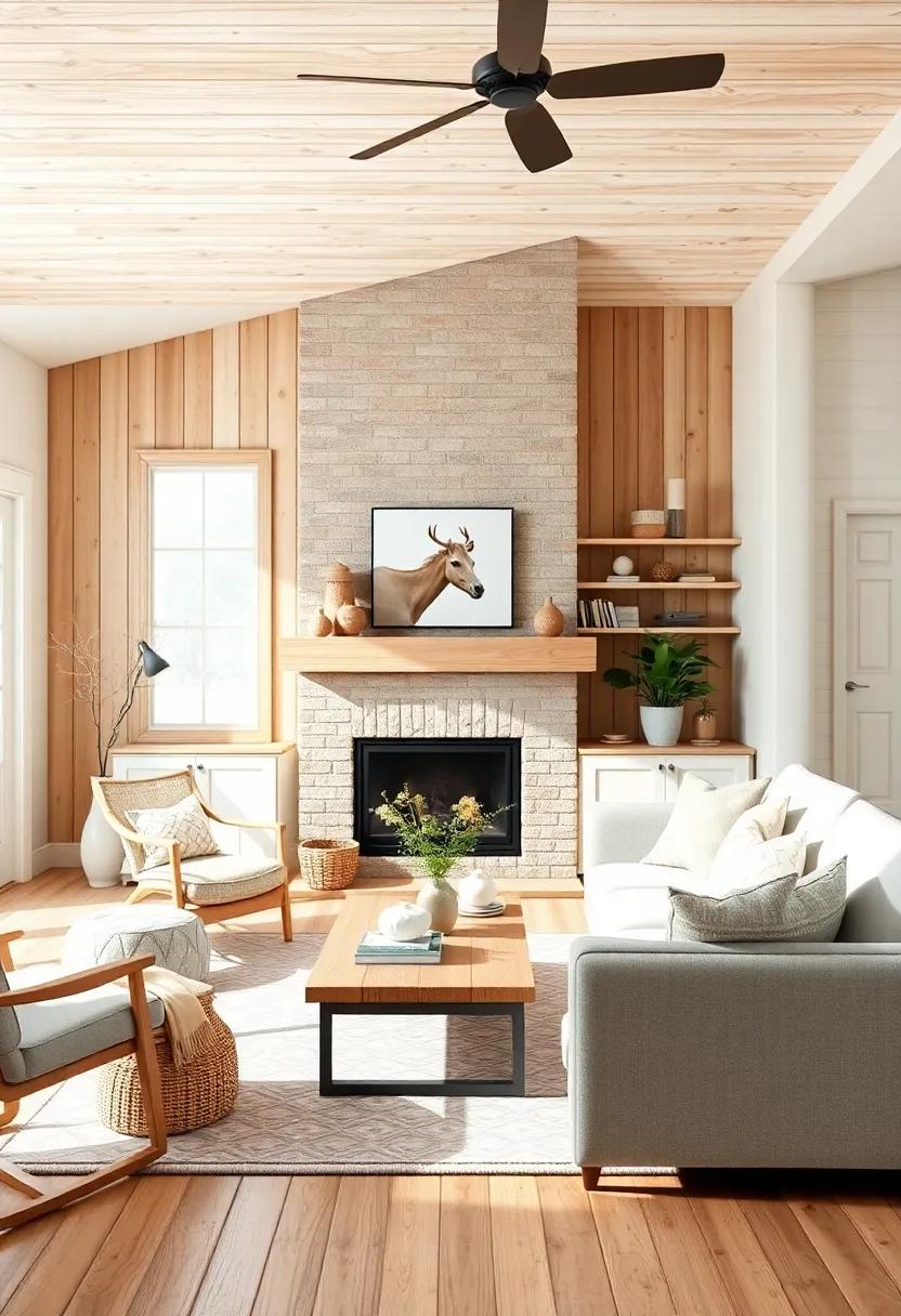 Layering ⁤Textures: Combining⁢ Light⁢ wood with Fabrics and‍ Rugs