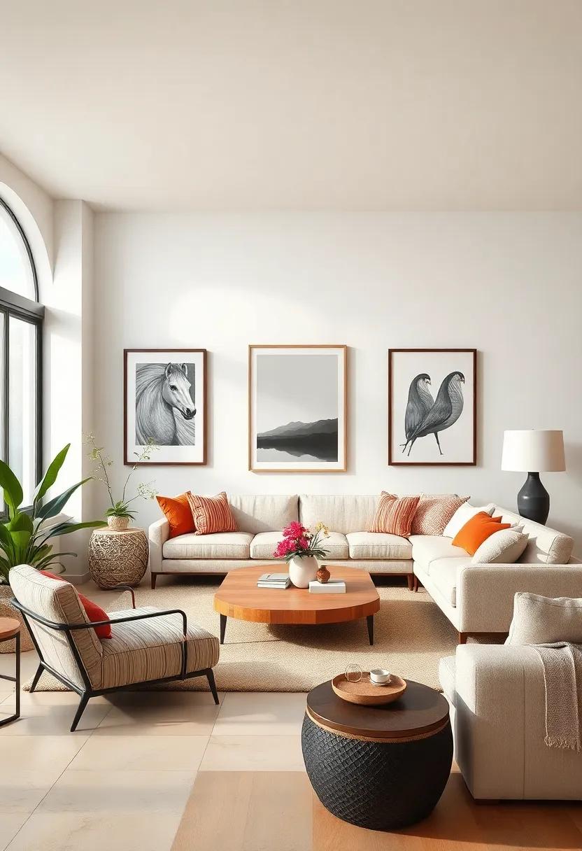 Choose Simple Frames: Utilize thin, ‌unembellished frames for artwork and photographs to ensure they maintain a clean and contemporary feel